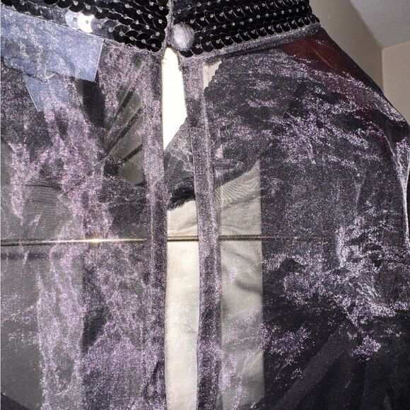 BNWT ModCloth Fanciful Fette Shift Sequin Overlay Dress- size small - Picture 11 of 12